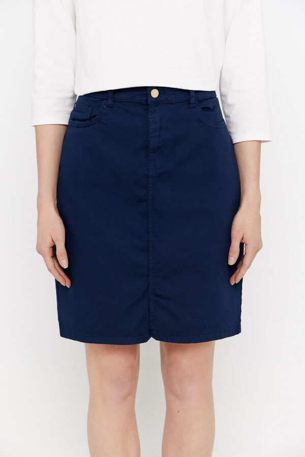 Cortefiel Comfort skirt Navy