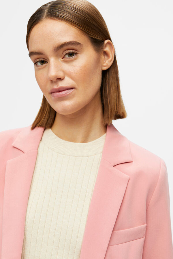Cortefiel Classic blazer Pink