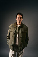 OOTO Jaqueta de campo com quatro bolsos Verde