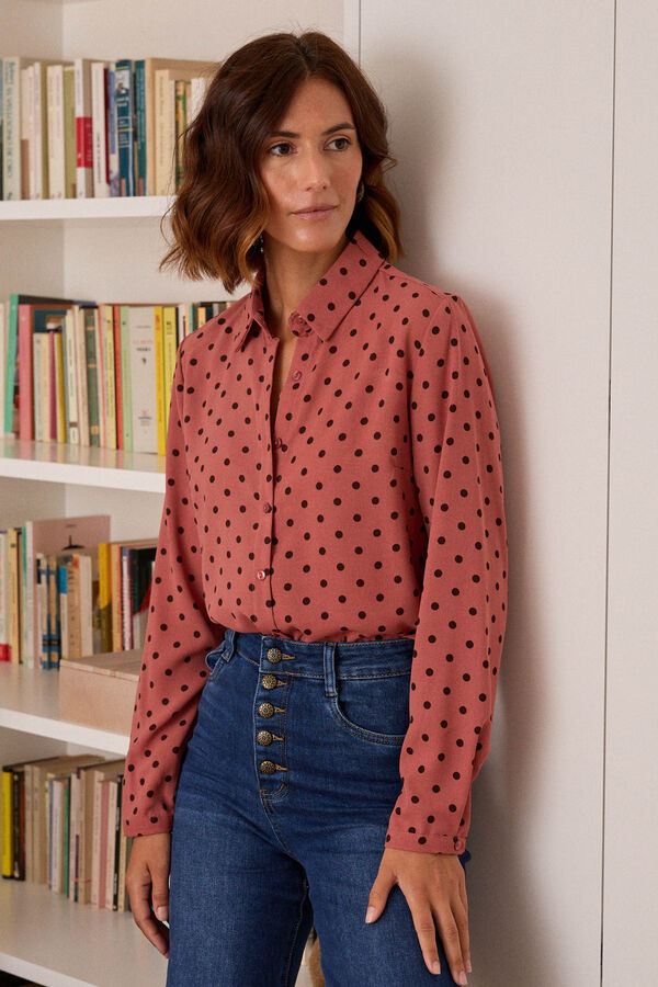 Polín Et Moi Camisa con lunares Mirta Rosa