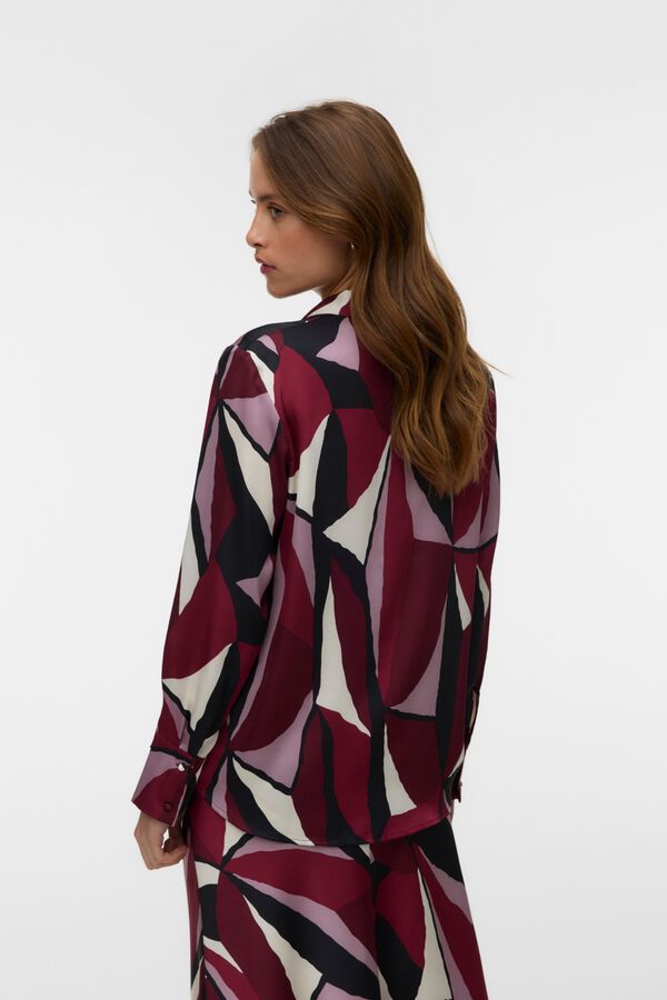 Vero Moda Camisa acetinada estampada Granada