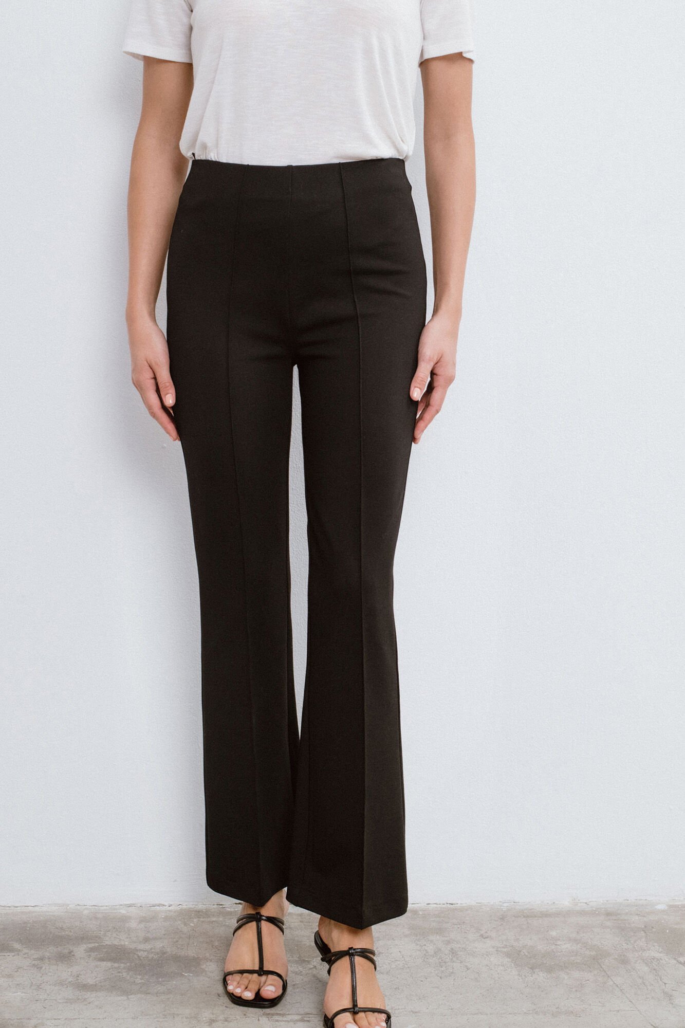 Vila Cal&ccedil;as largas el&aacute;sticas de cintura alta