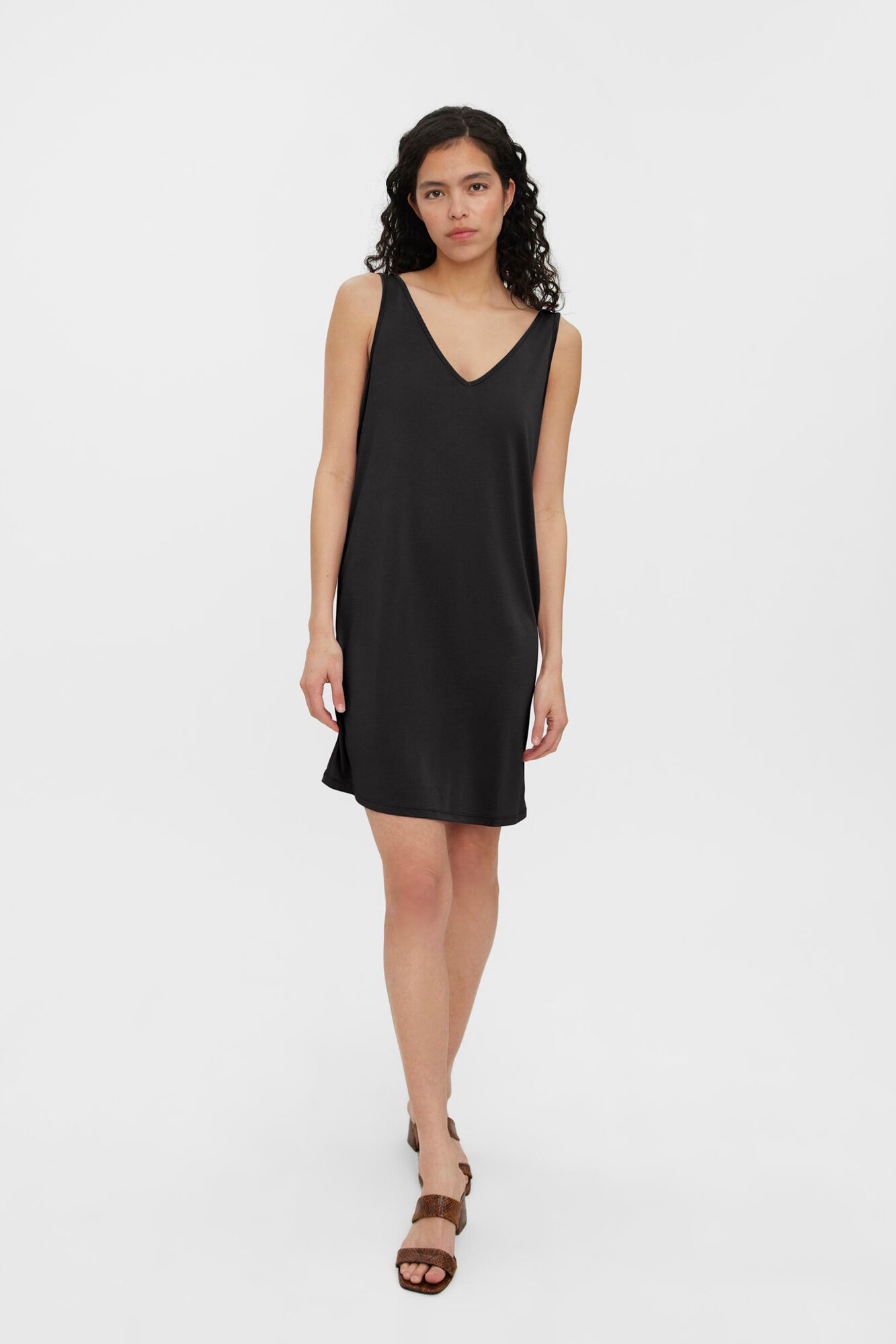 Vestido suelto negro sales