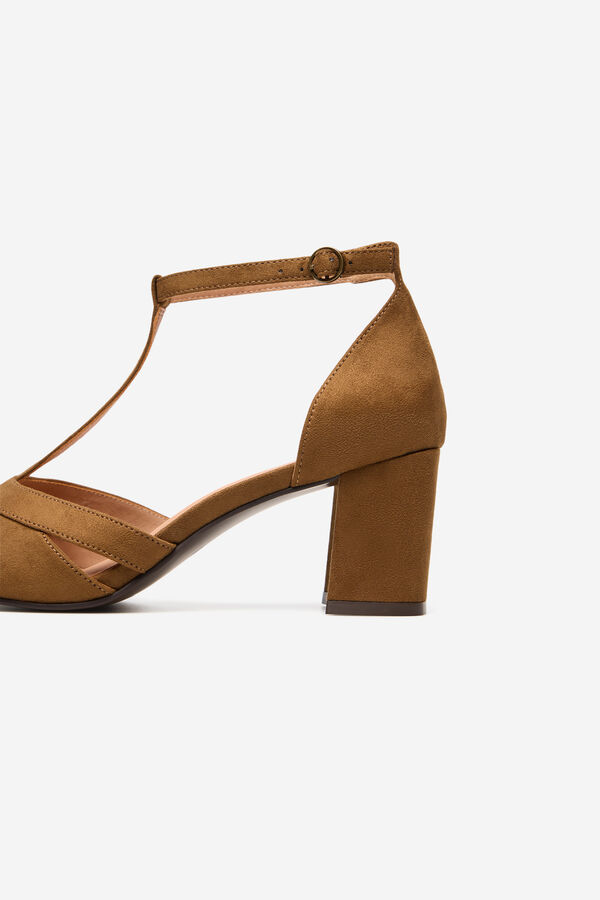 Cortefiel Heeled sandal  Gold