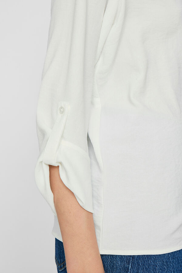 Vila blusa manga 3/4 Branco