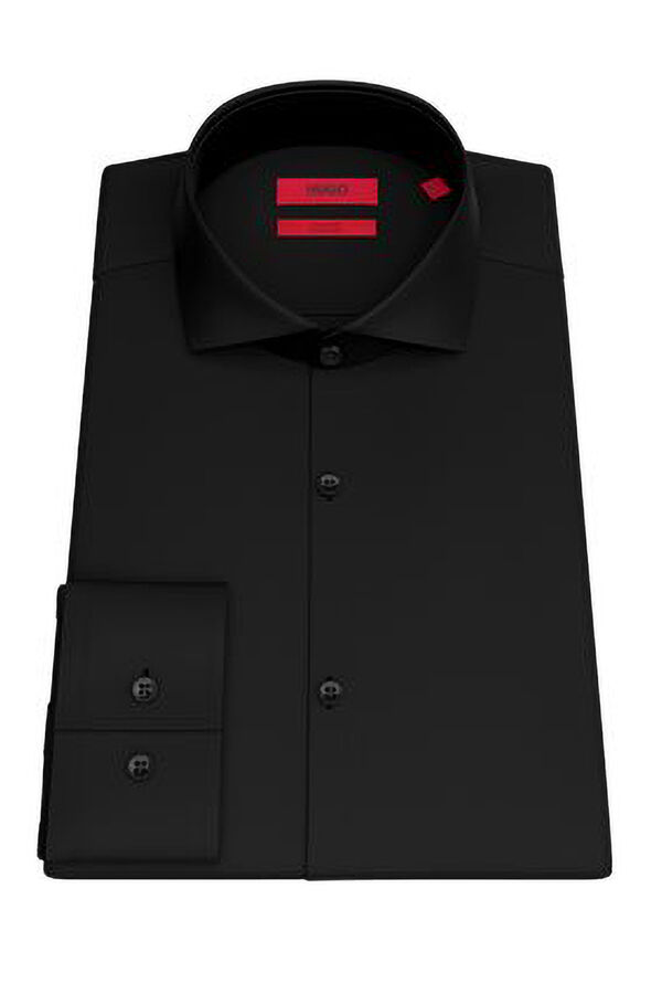 HUGO Camisa básica Preto