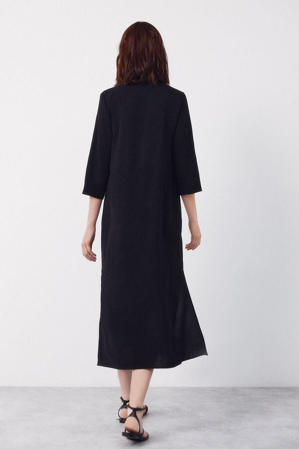 Cortefiel Tunic dress Black