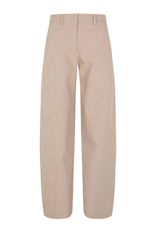 Slowlove Barrel cut trousers Nude