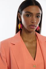 Lola Casademunt Pendiente p&eacute;talos Multicolor