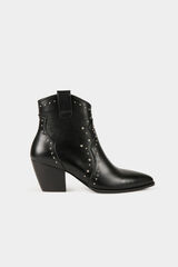 Cortefiel Western style boots Black