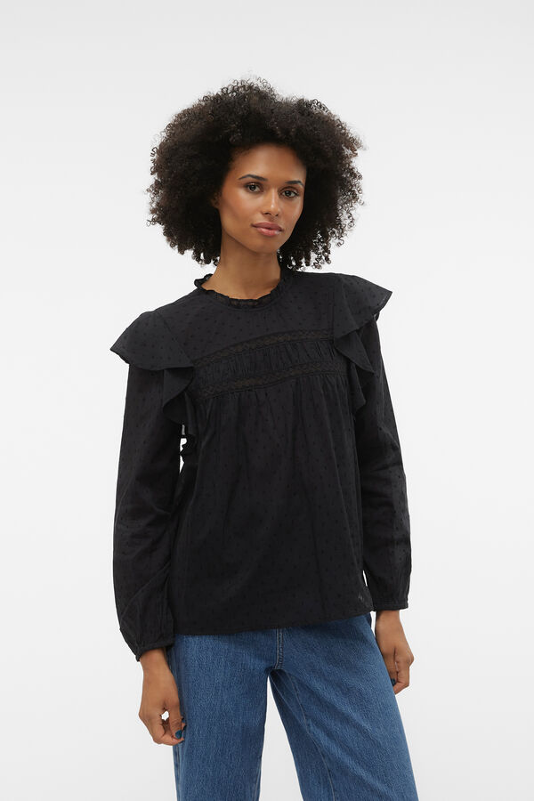 Vero Moda Blusa plumeti com top Preto