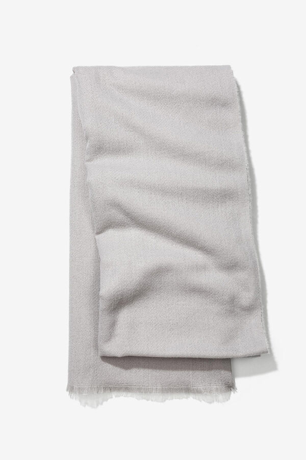 Vilanova Pa&ntilde;uelo liso rectangular Gris