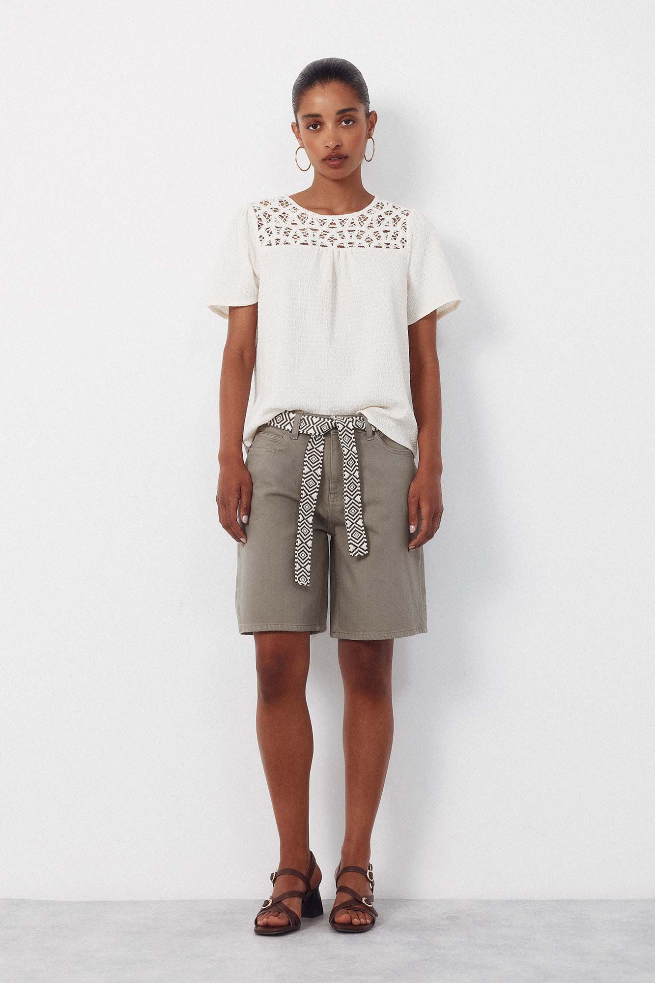 Cortefiel Denim Bermuda shorts