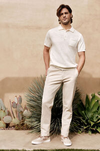 Cortefiel Pantalón chino tapered fit Beige