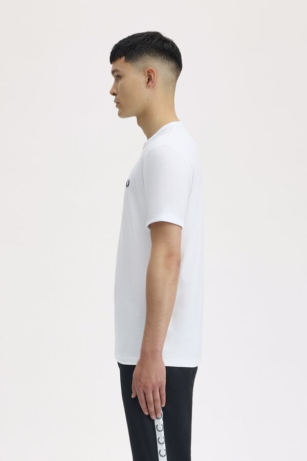 Fred Perry Plain short sleeve T-shirt White