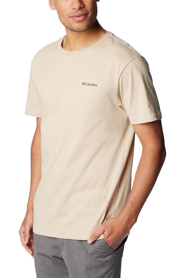 Columbia Camiseta masculina de manga curta Columbia CSC Basic Logo™ Tostado
