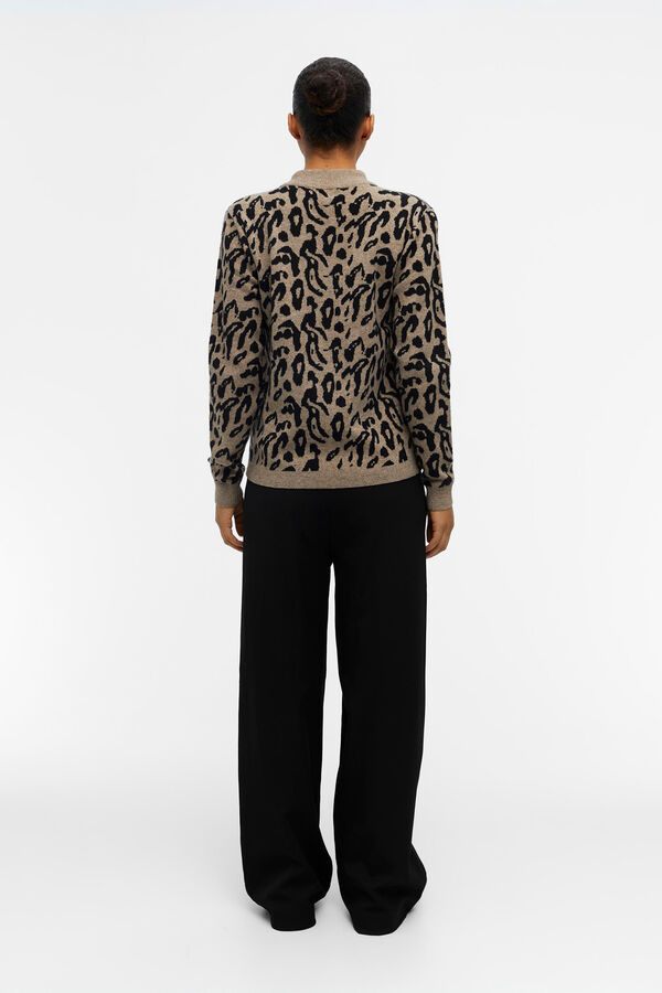 Object Ecovero jersey-knit jumper Dark brown