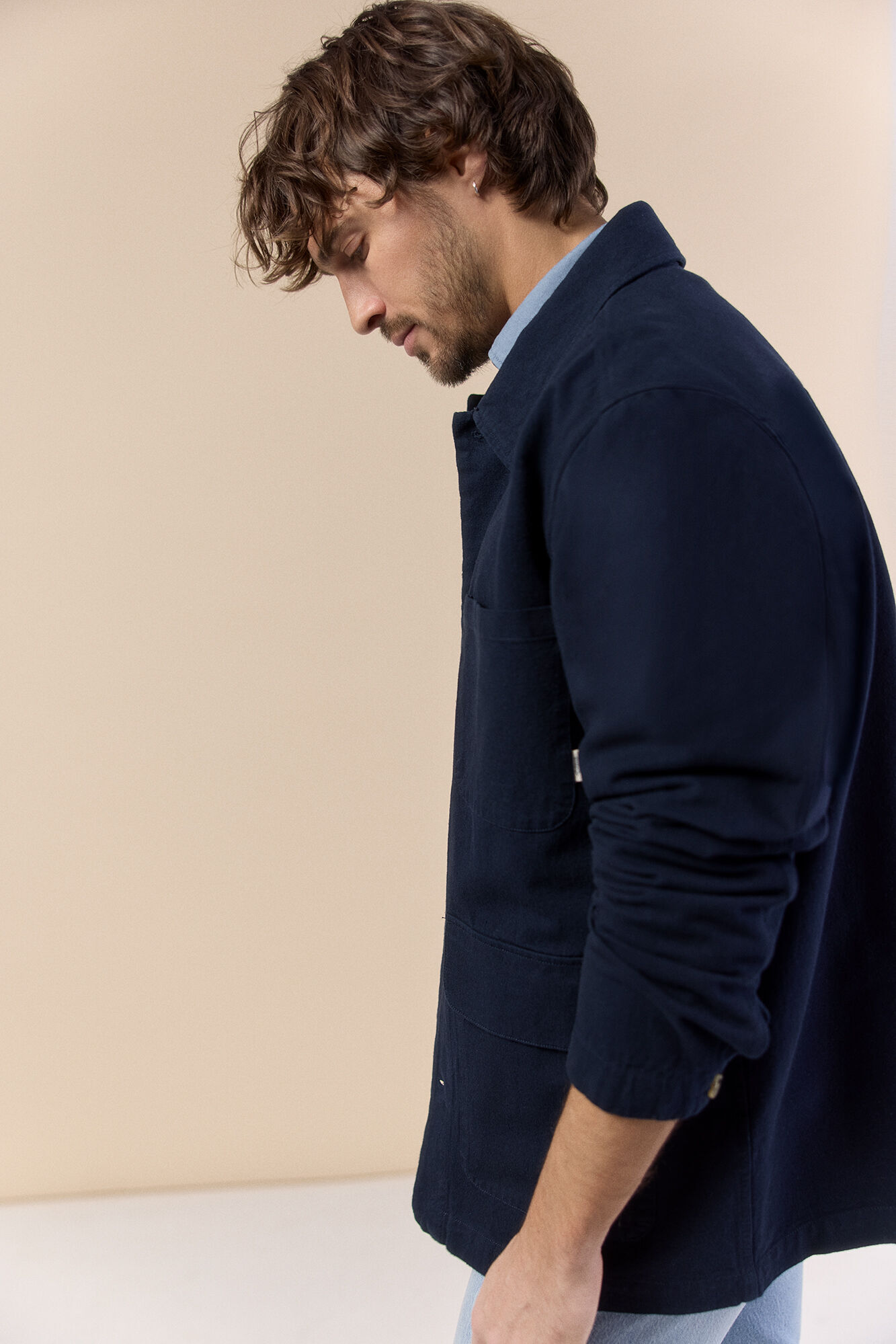 OOTO Cotton linen overshirt