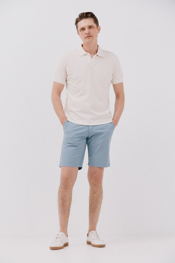 Cortefiel Chino bermuda shorts Blue
