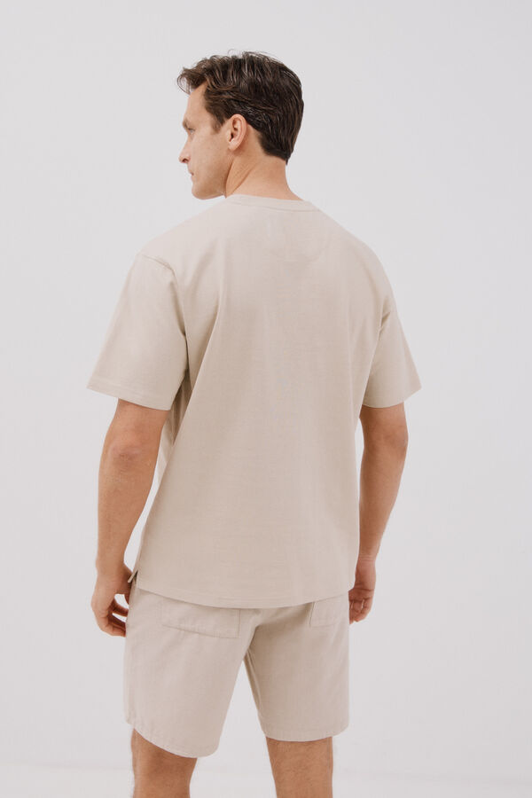 Cortefiel T-shirt básica Tostado