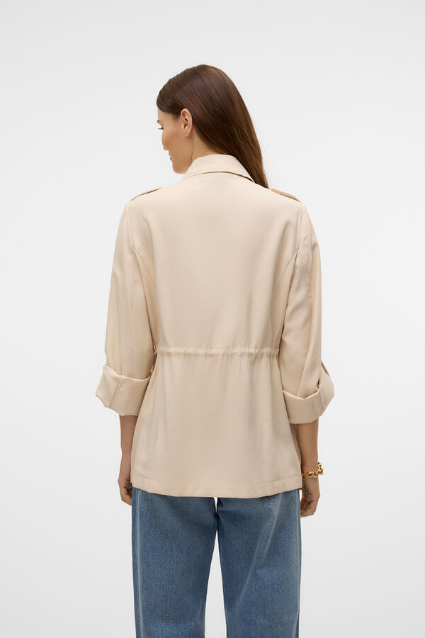 Vero Moda Long sleeve jacket with front pockets Grey