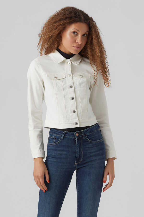 Vero Moda Chaqueta vaquera Branco