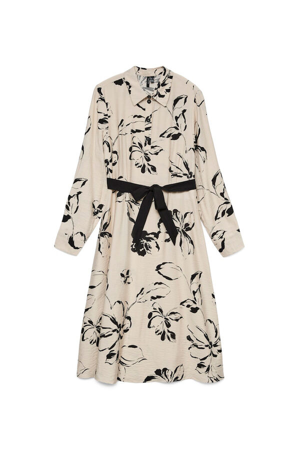 Vero Moda Vestido camisa esvoaçante  Cinzento