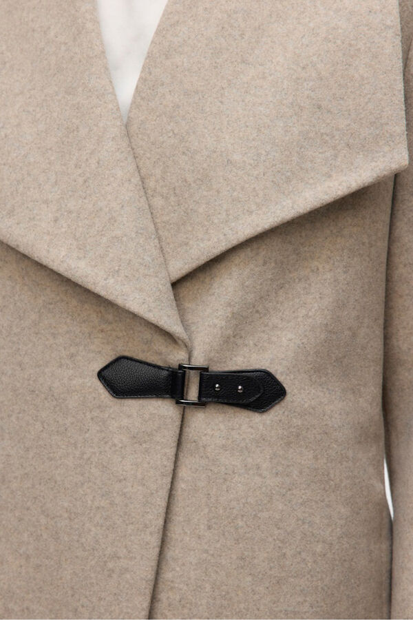 Vero Moda sobretudo de tecido midi Castanho