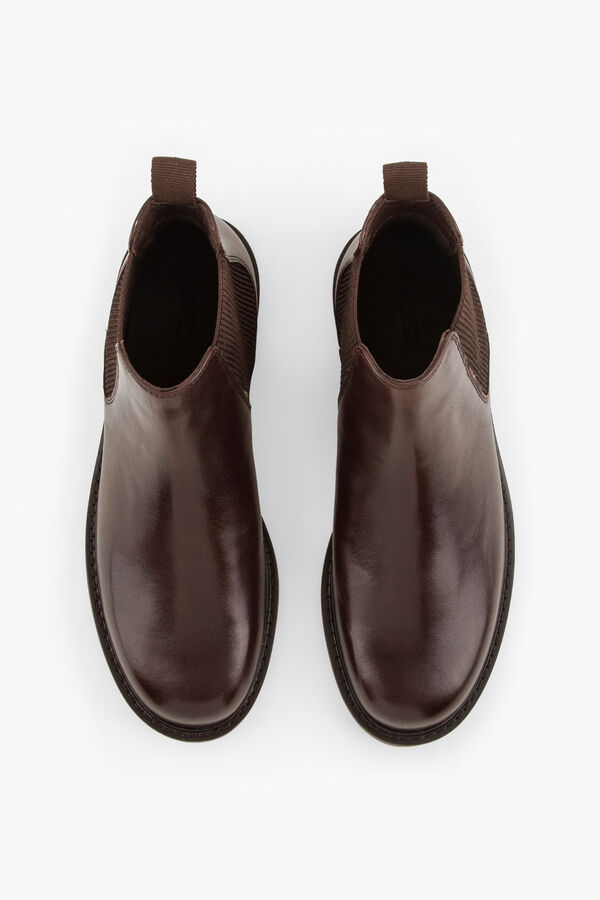 Cortefiel Amos Chelsea boots Dark brown