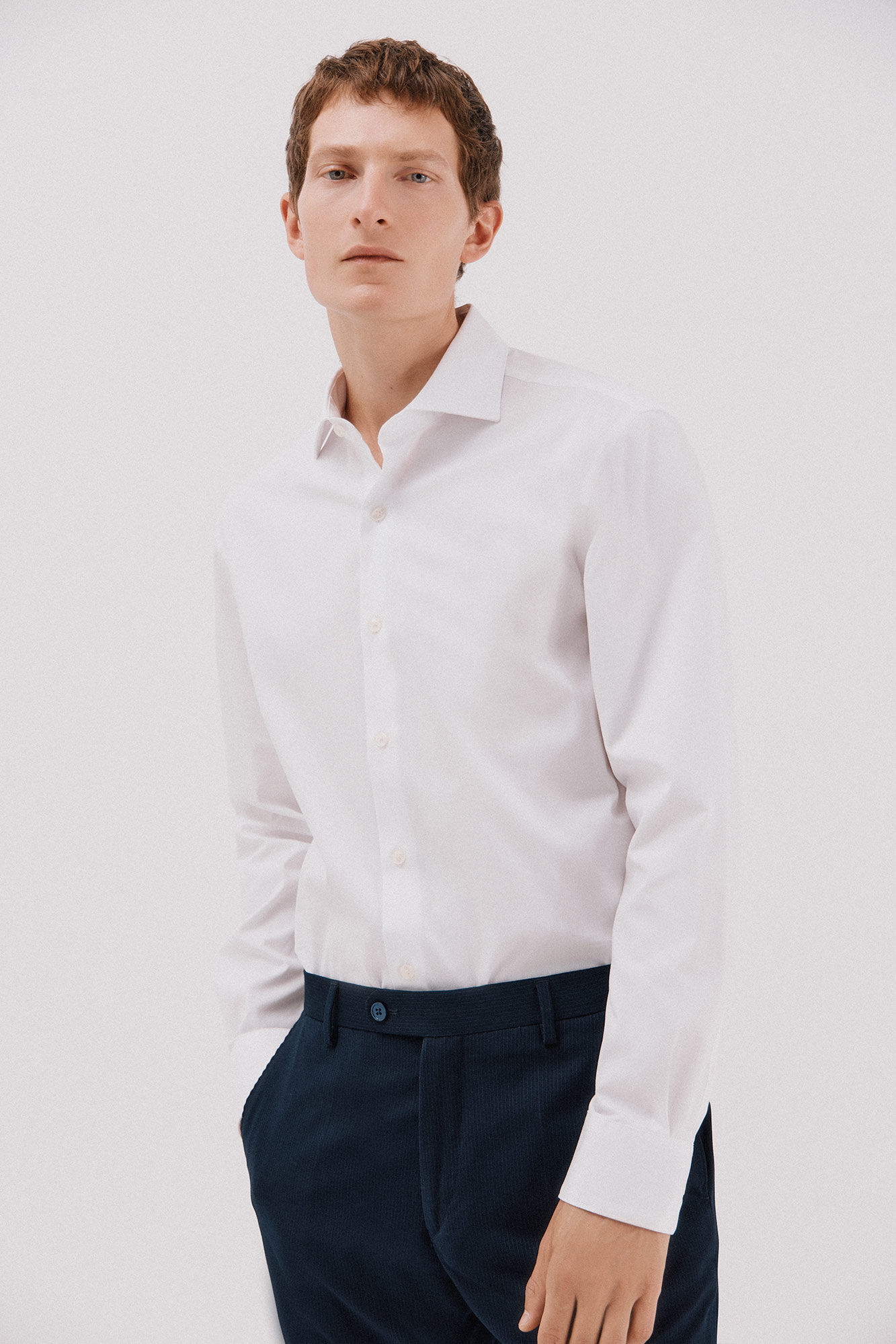 Cortefiel Plain easy-iron dress shirt