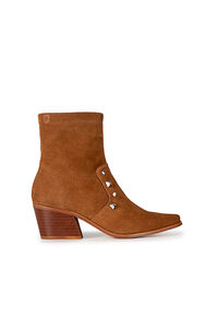 Cortefiel Olivia ankle boot in leather Brown