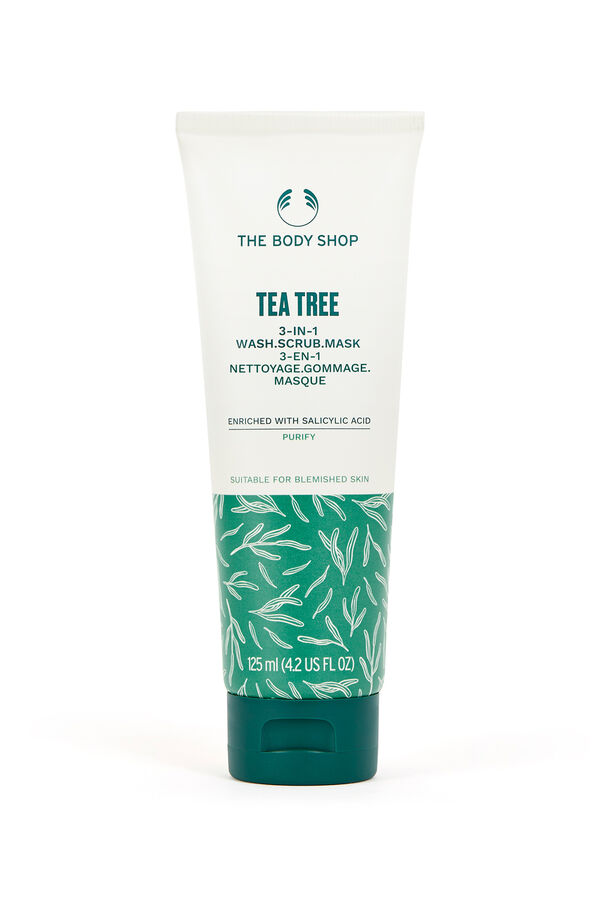 The Body Shop Mascarilla Exfoliante Facial 3 en 1 Árbol de Té 125ml Multicolor