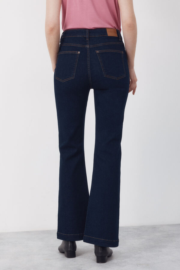 Cortefiel Jeans Bootcut Blue
