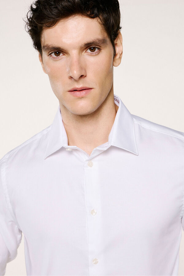 Selected Camisa formal Slim Fit Blanco