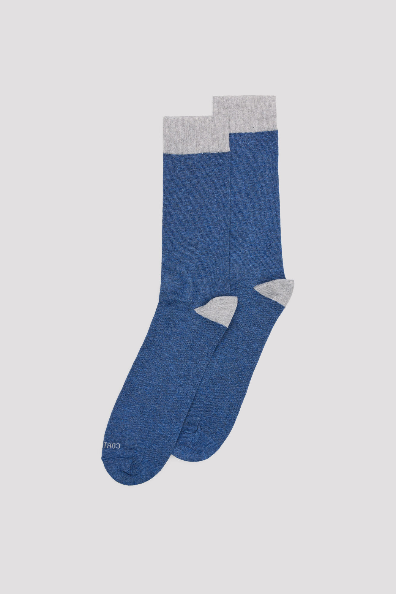 Cortefiel Plain contrast toe sock