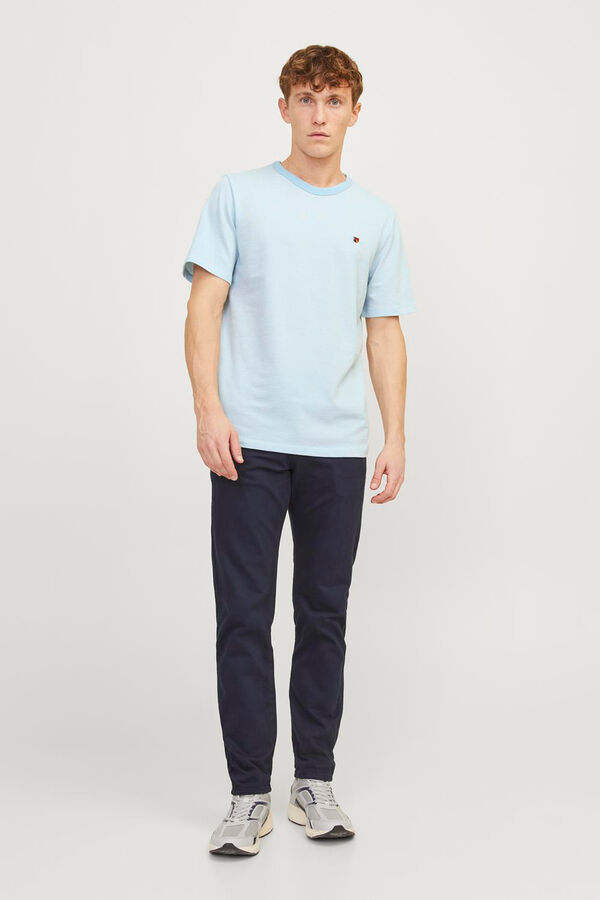 Cortefiel Camiseta regular fit Azul