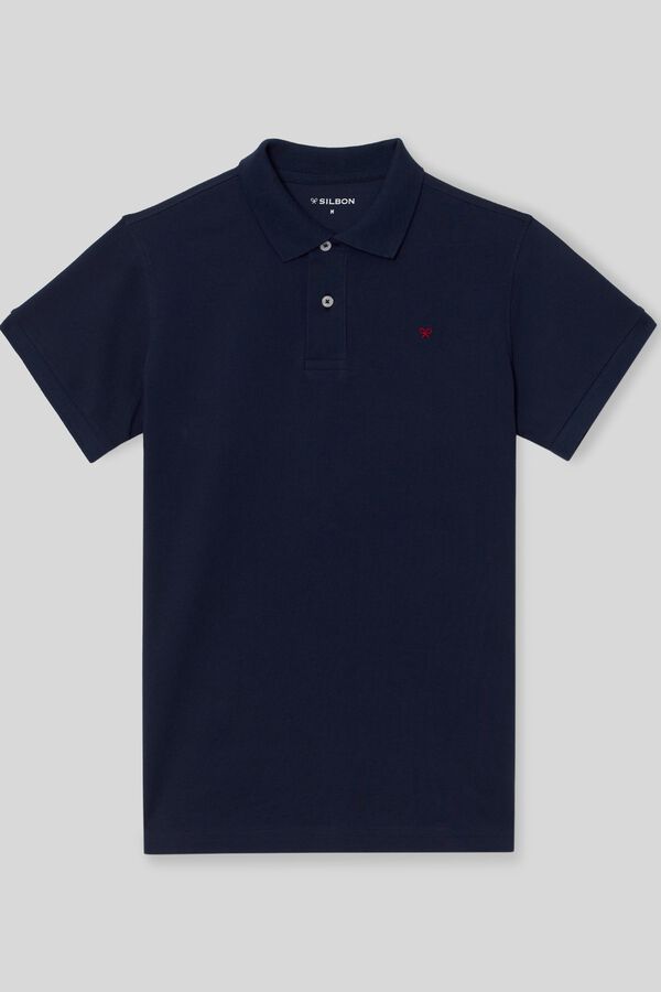 Silbon Polo trend azul-marinho Azul
