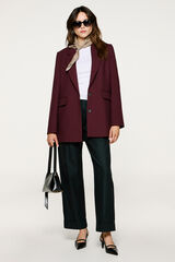Selected Relaxed fit suit jacket. Purple