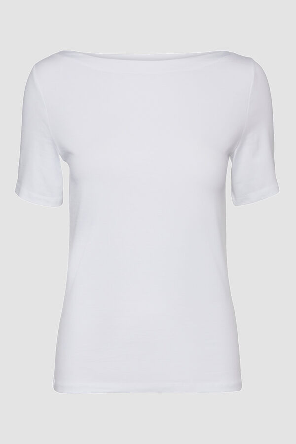 Cortefiel T-shirt básica Branco