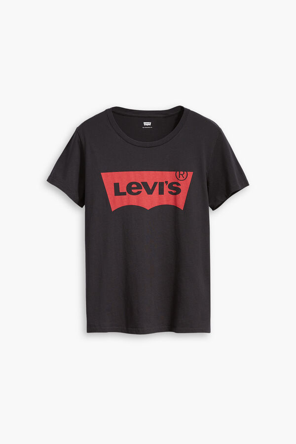 Cortefiel T-shirt Levi's® manga curta com logo Preto