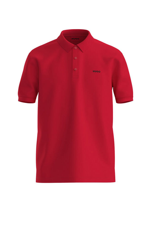 HUGO Polo manga curta Vermelho