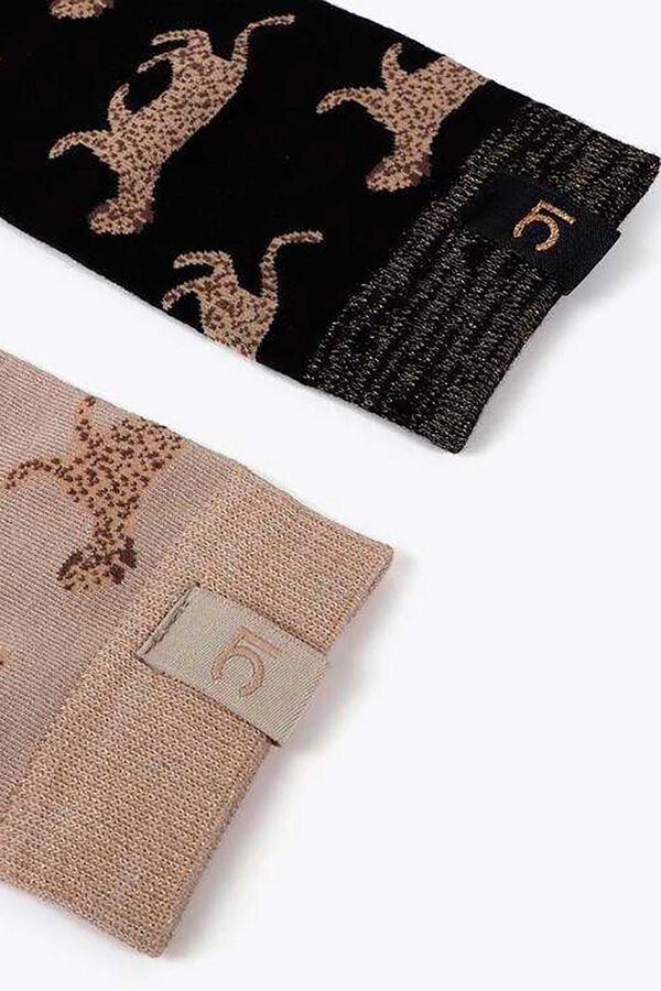 Lola Casademunt Pack calcetines Estampado marrón