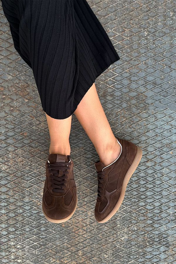 Alohas Leather slippers Tb.490 Rife Brown