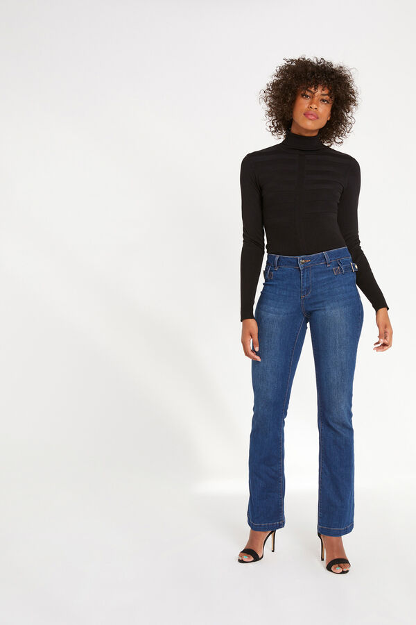 Morgan Long-sleeved turtleneck jumper Black