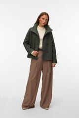 Vero Moda Casaco curto gola alta Verde