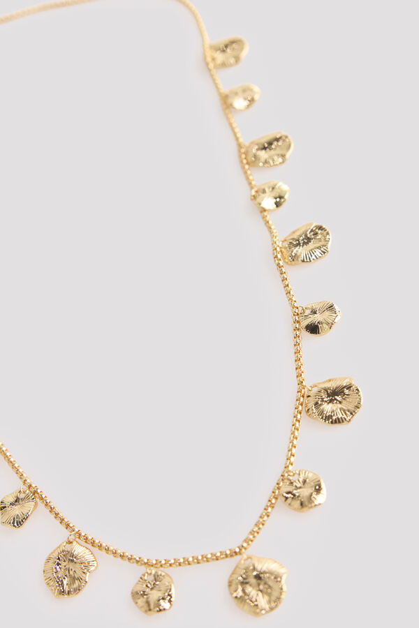 Cortefiel Coin long necklace Gold