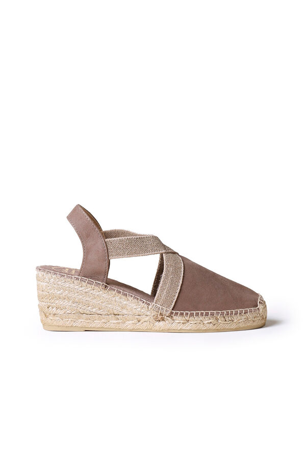 Toni Pons Espadrille de camurça com elástico Tostado