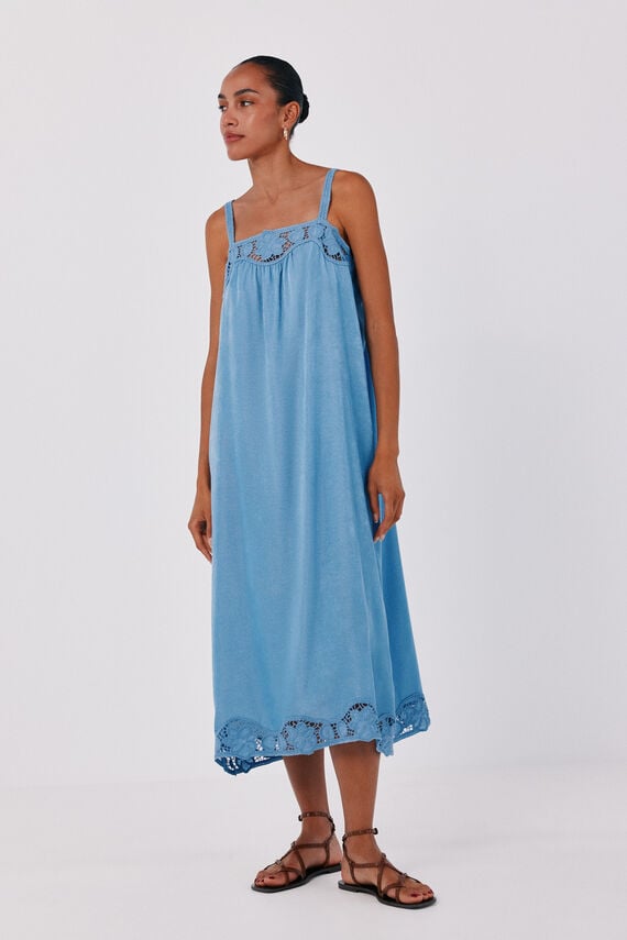 Vestido satinado lencero
