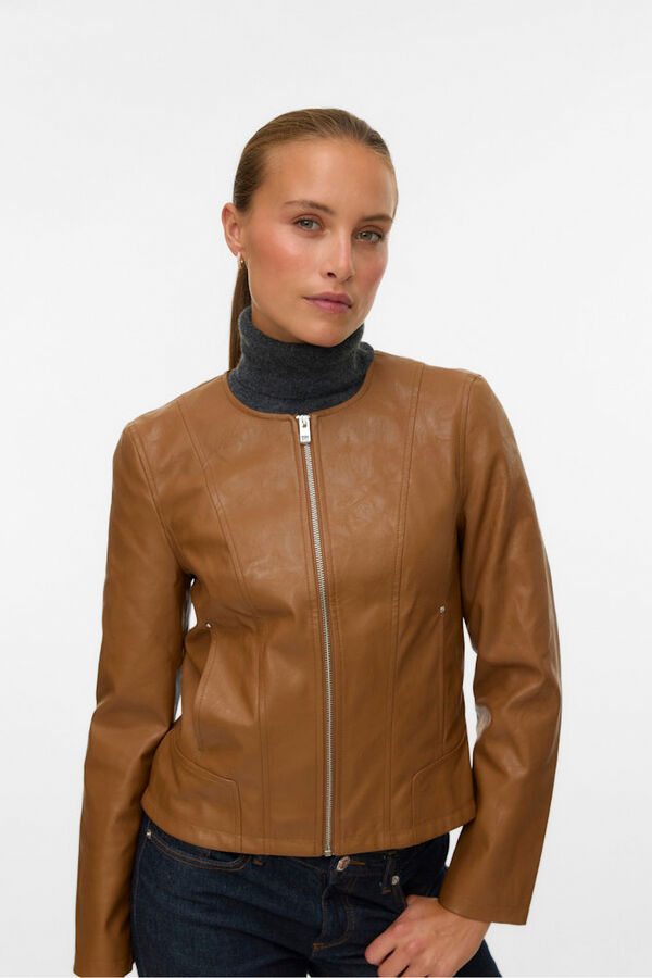 Vero Moda Casaco  Castanho