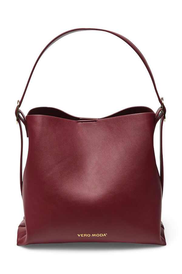 Vero Moda Mala transversal com efeito couro  Vermelho